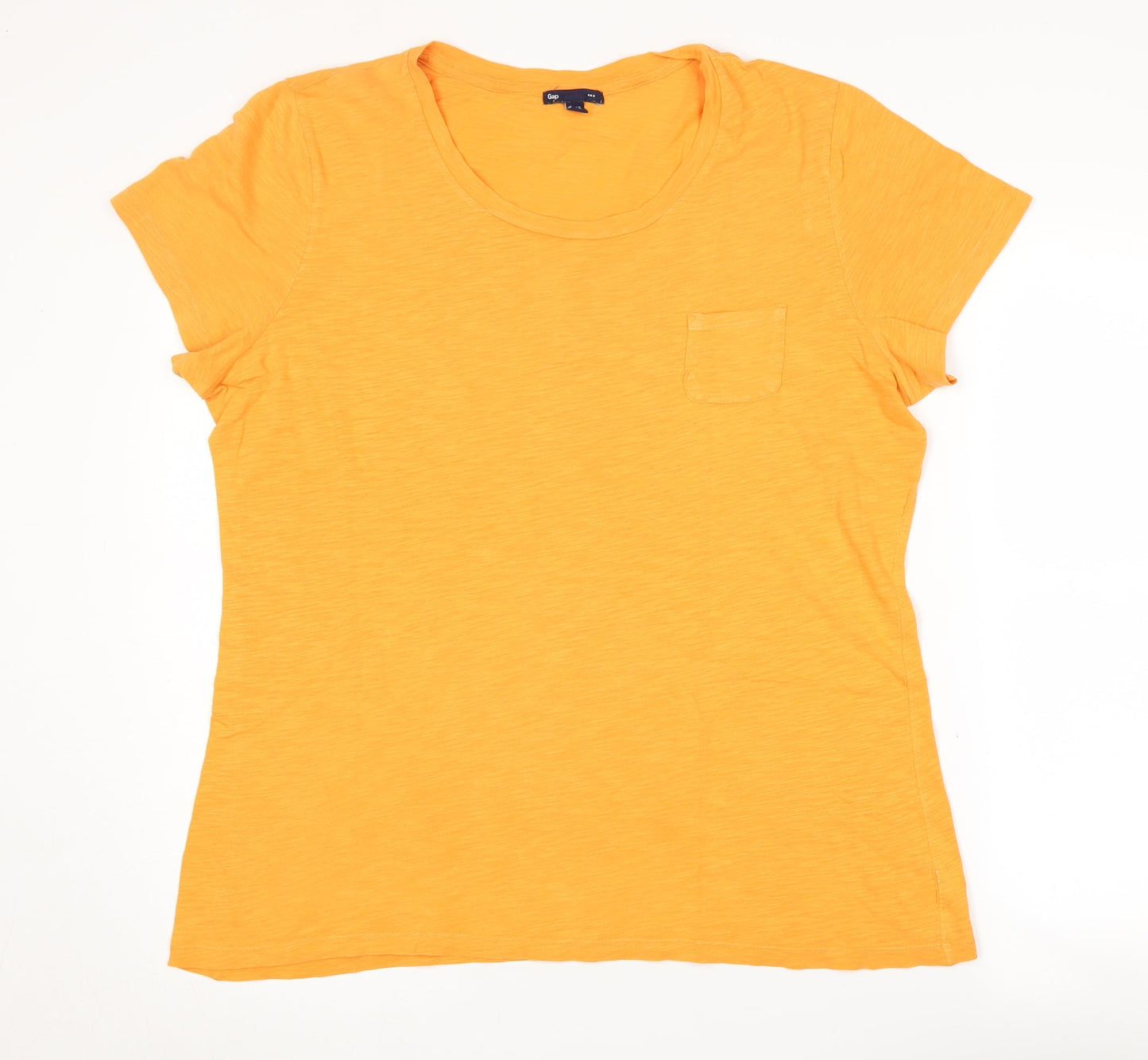 Gap Women's Orange XL Basic Cotton T-Shirt