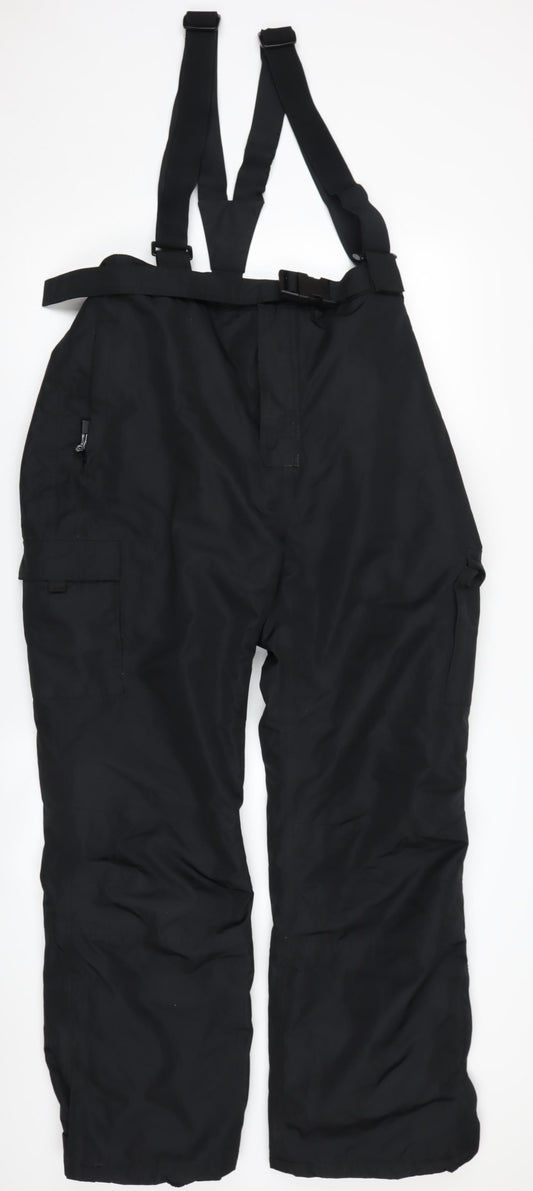 Trespass Men's Black Snow Pants L Waterproof
