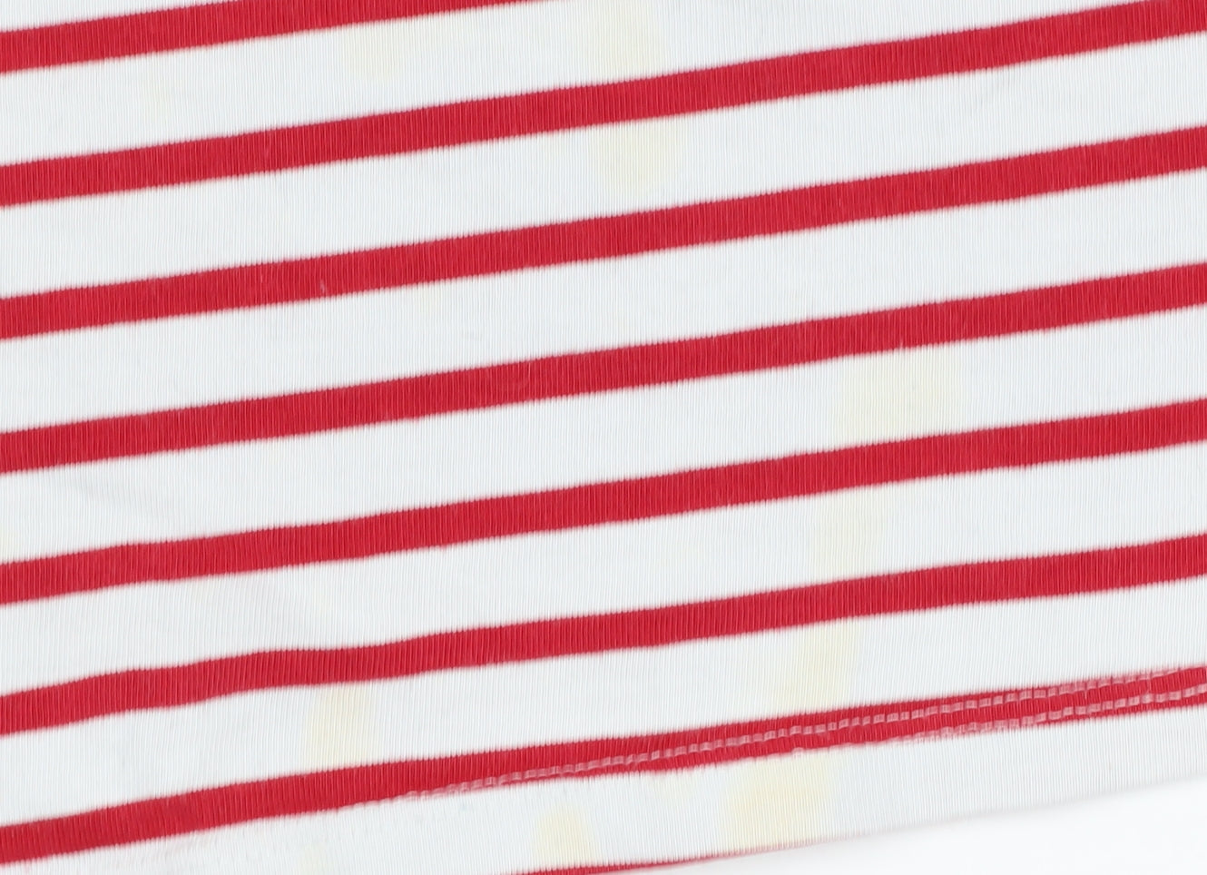 Superdry Women's Red Striped Long Sleeve T-Shirt Size 12