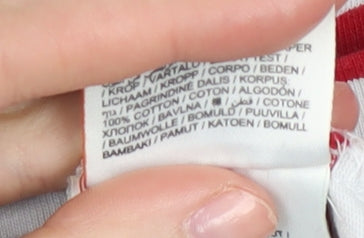 Superdry Women's Red Striped Long Sleeve T-Shirt Size 12