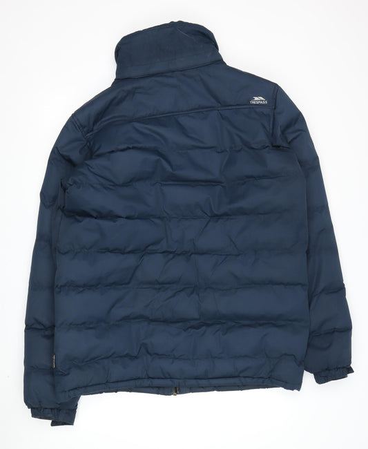 Trespass Men's Blue Puffer Jacket M, Winter Outdoor