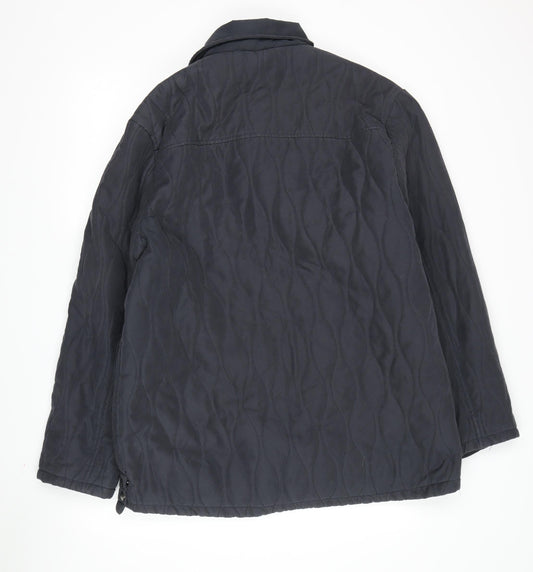 Tayberry Men's XL Black Quilted Jacket