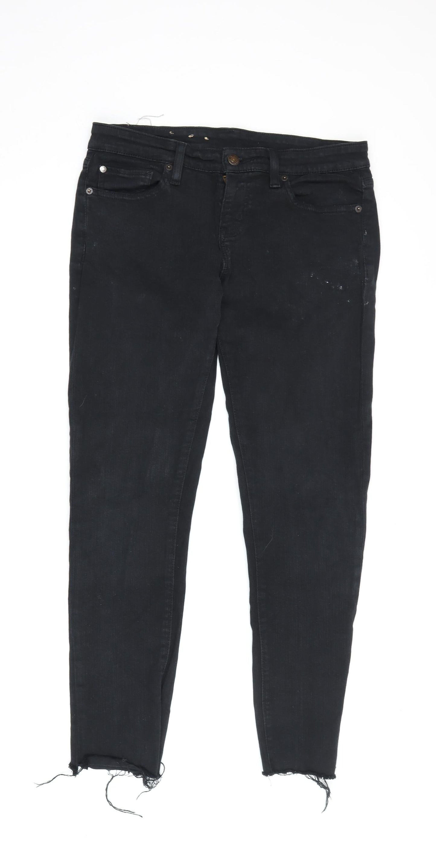 Ralph Lauren Women's Black Skinny Jeans, Size 1, Slim Fit