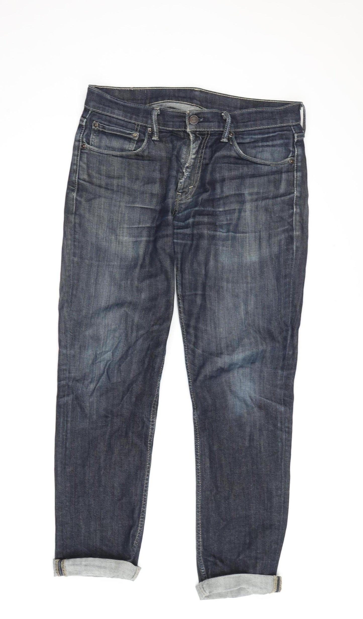 Levi Strauss & Co. Men's Blue Straight Jeans 32