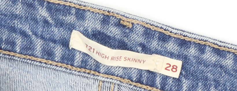 Levi's Women's Blue Skinny High Rise Jeans Size 28