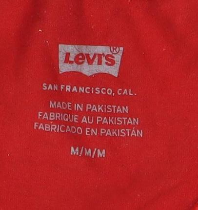 Levi's Women's Red Tank Sports Bra, Size M, Stylish & Comfy