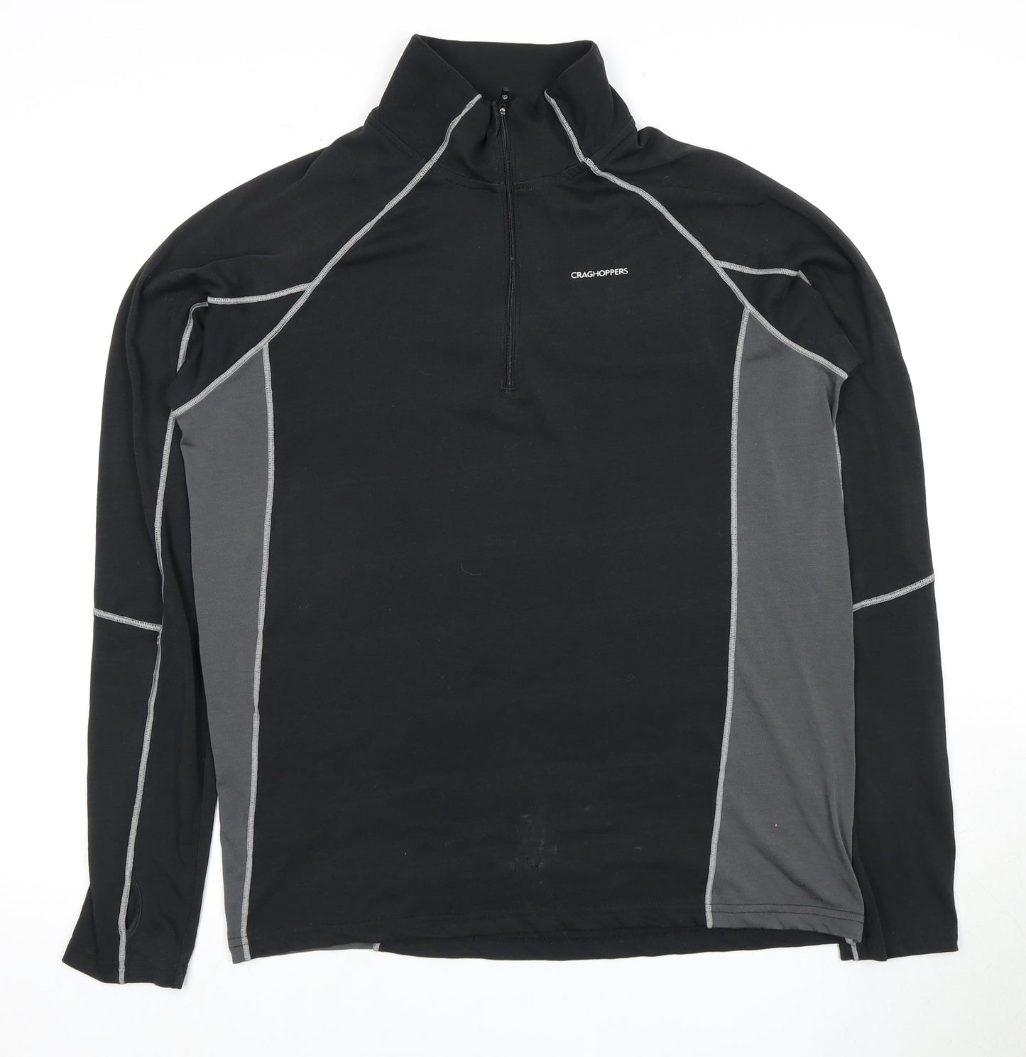 Craghoppers Men's XL Black Pullover High Neck Top
