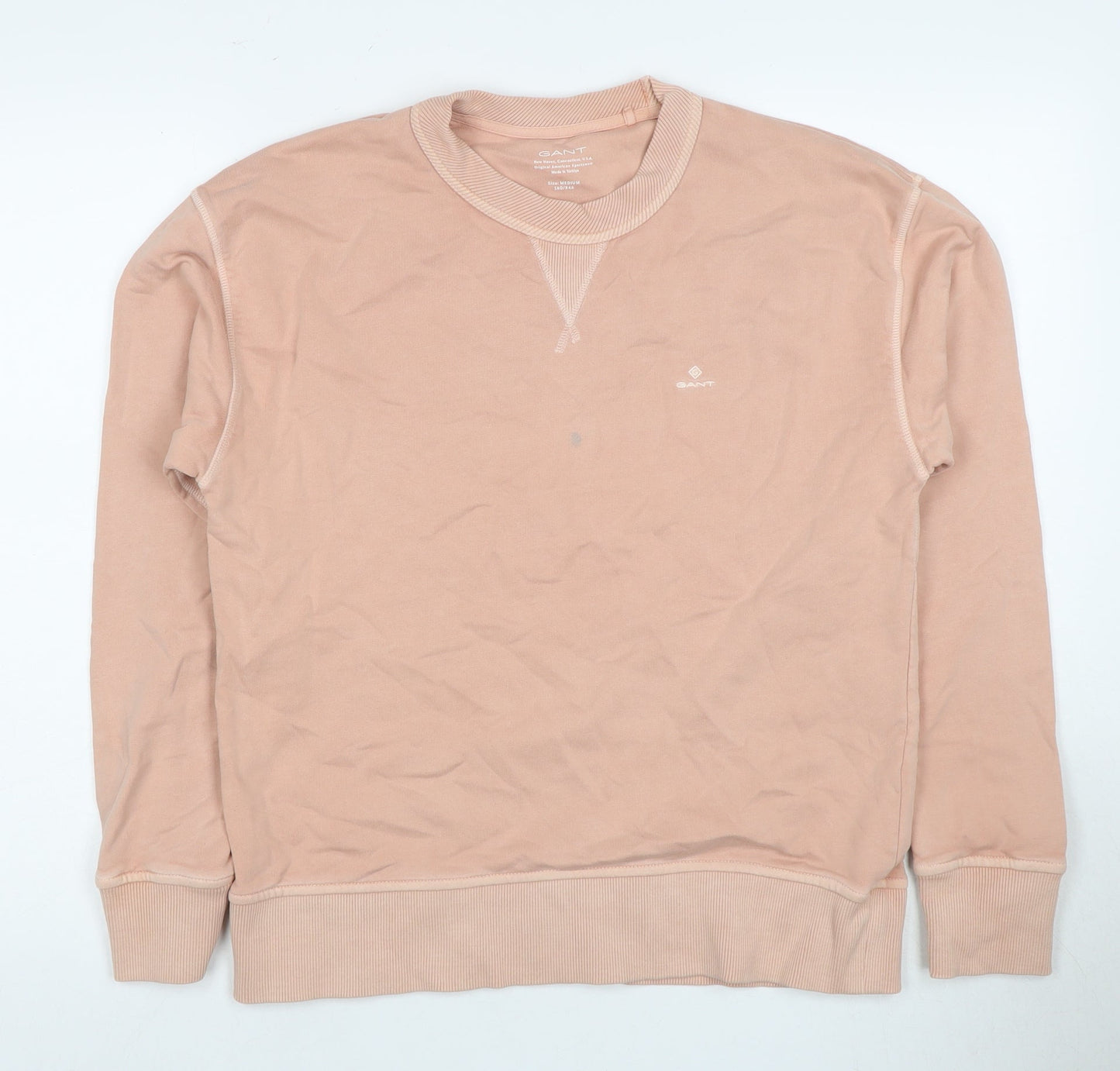 Gant Unisex Pink Crew Neck Pullover Sweatshirt - Size 12