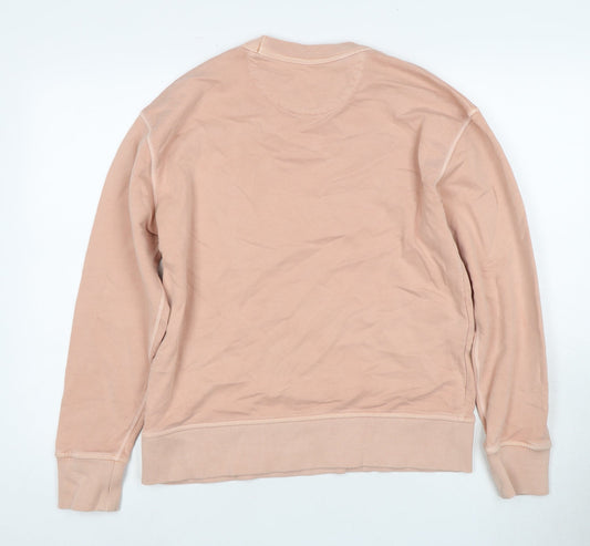 Gant Unisex Pink Crew Neck Pullover Sweatshirt - Size 12