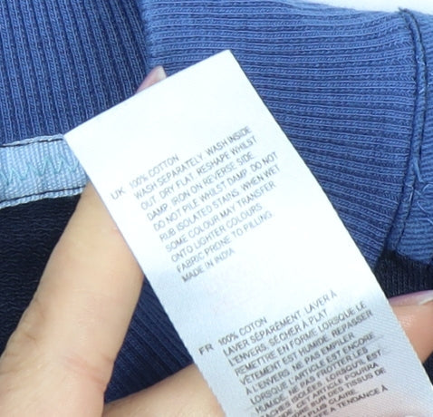 White Stuff Blue Colourblock Dress - UK 10