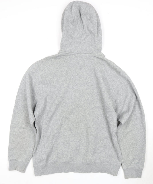 Nike Men's Grey Pullover Hoodie Small