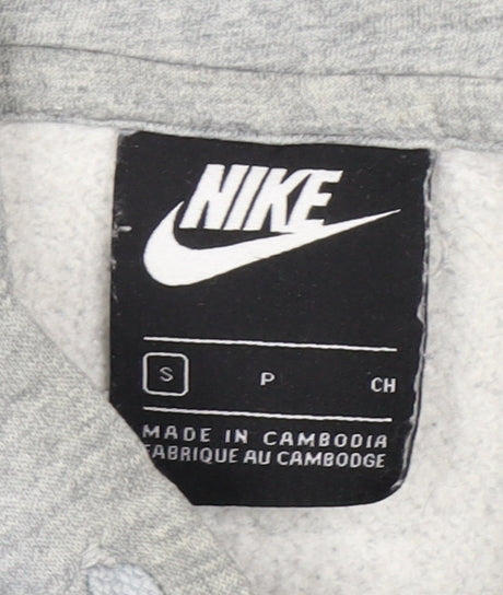 Nike Men's Grey Pullover Hoodie Small