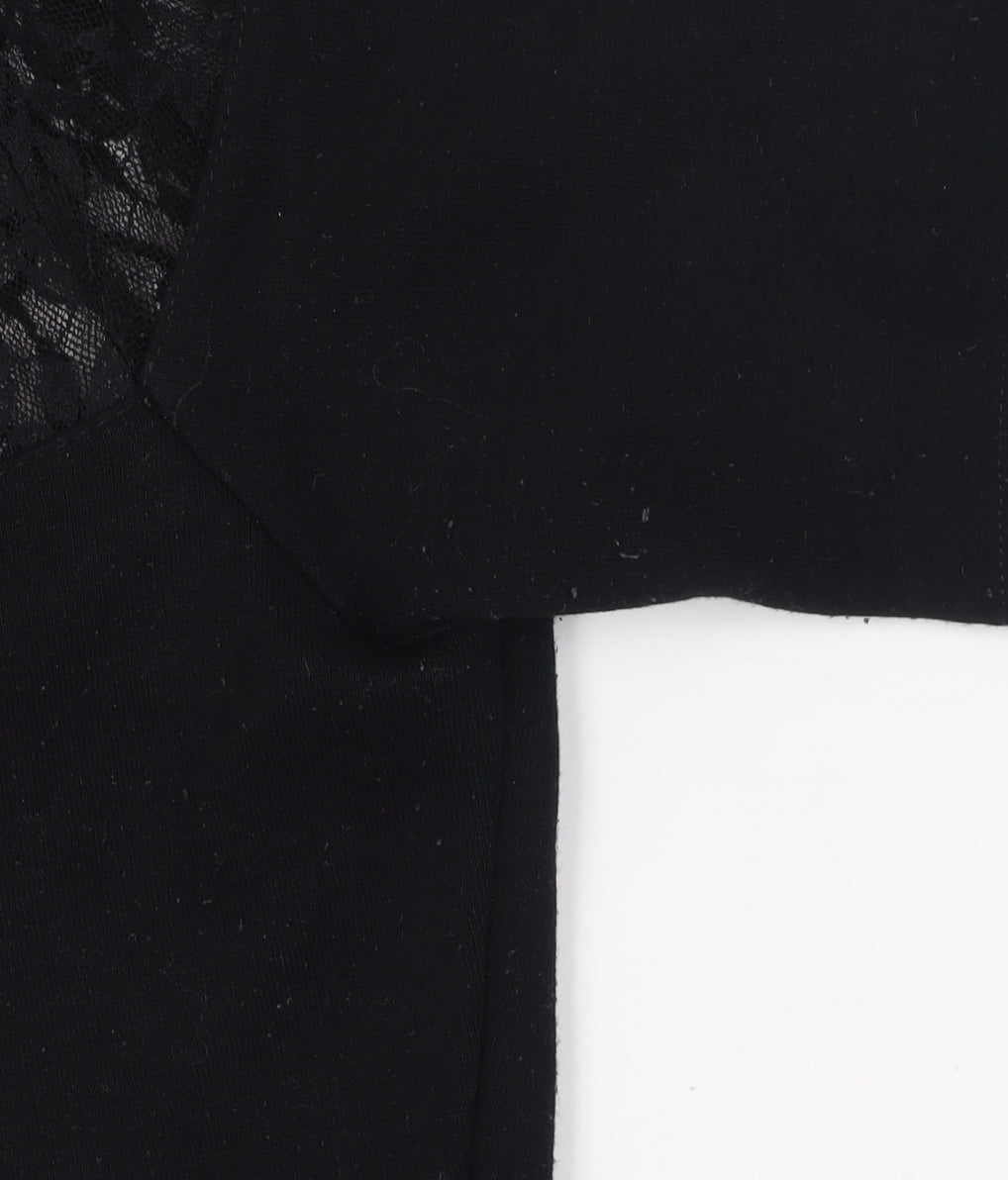 Additional view of French Connection Black Fit & Flare Dress, size 10, Party Perfect