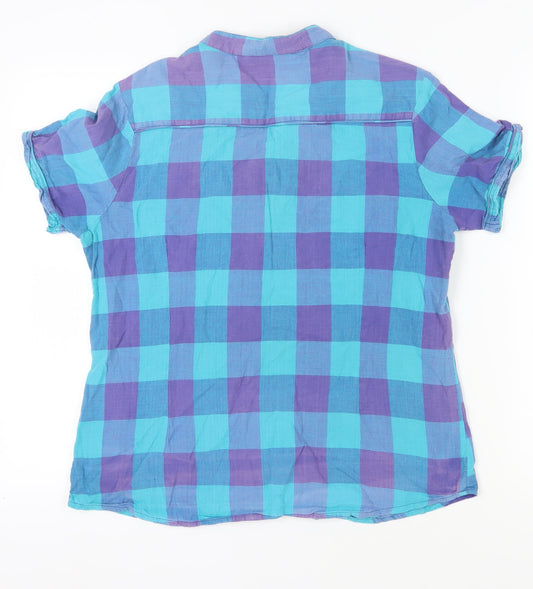 EWM Pure Classics Women's Multicoloured Check Button-Up Size 16