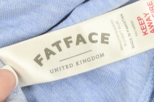 Fat Face Women’s Blue Pullover Hoodie Size 10
