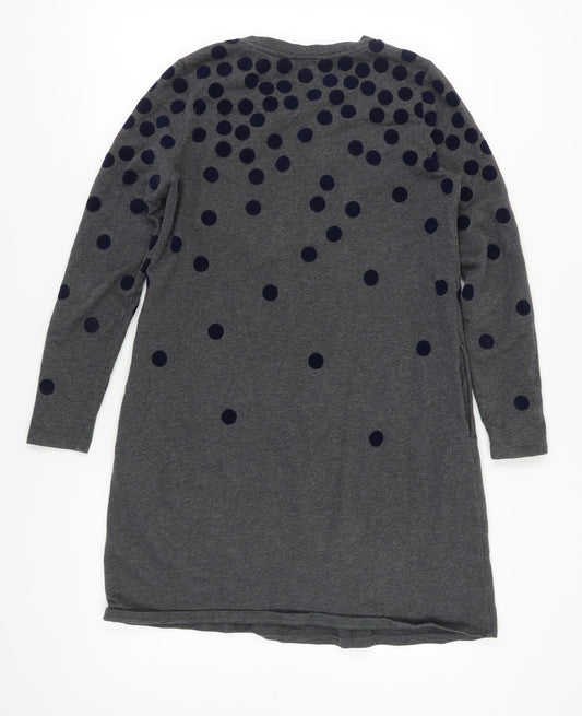 Boden Women's Grey Polka Dot Shift Dress Size 12