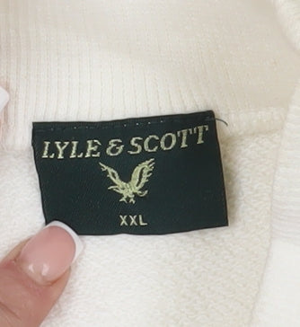 Lyle & Scott Men's XL White Pullover Sweatshirt