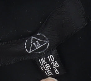 Brand and care label for Stylish Women's Black Jacket UK 10