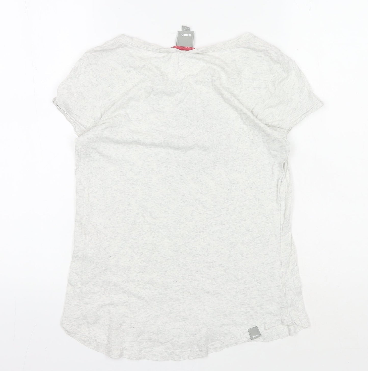 Bench Women's White T-Shirt, Size S, Casual Short Sleeve