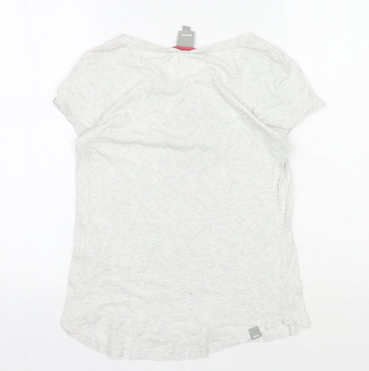 Bench Women's White T-Shirt, Size S, Casual Short Sleeve