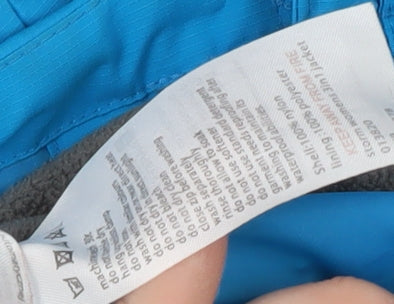 Mountain Warehouse Blue Hooded Hiking Jacket Size 14 Plus