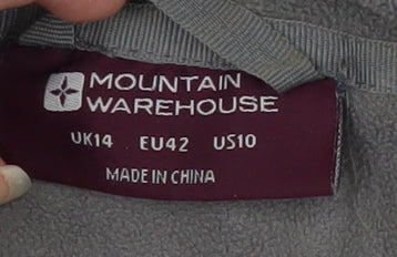 Mountain Warehouse Blue Hooded Hiking Jacket Size 14 Plus