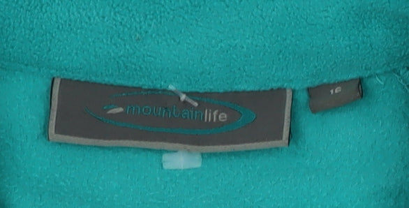 Mountain Life Women's Blue Fleece Sweatshirt 16
