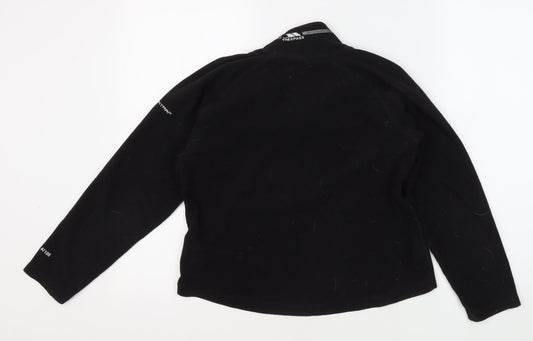 Trespass Women's Black Fleece Pullover Sweatshirt Size S