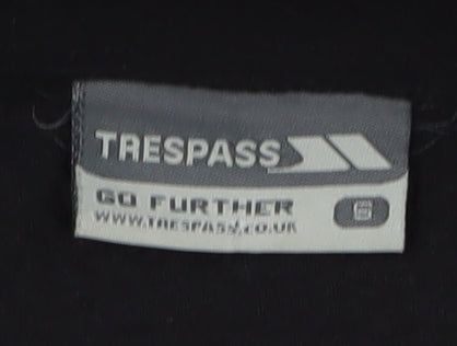 Trespass Women's Black Fleece Jacket Size 6