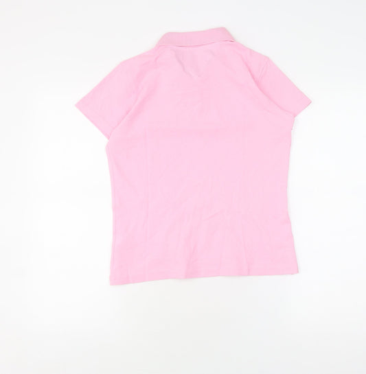 Tommy Hilfiger Pink Polo Shirt for Unisex Kids