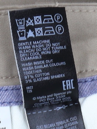 Jaeger Men's Beige Chino Trousers 42 Regular