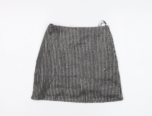 MNG Women's Black XS Knit Pencil Skirt