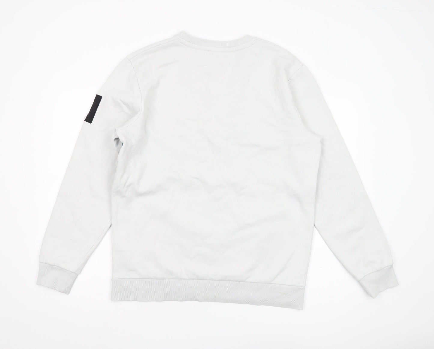 Jack & Jones Men's White Graphic Print Sweatshirt L