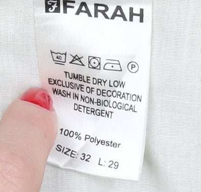 Farah Men's Black Dress Pants Size 32 Formal Trousers