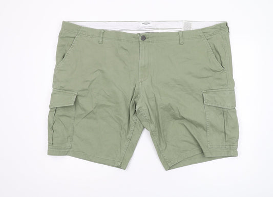 Jack & Jones Men's Green Cargo Shorts Size 52