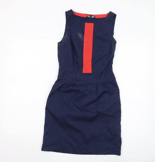 Tommy Hilfiger Women's Blue Sheath Dress Size 4