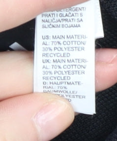 Adidas Men's Black Polo Shirt M - Classic Casual Style