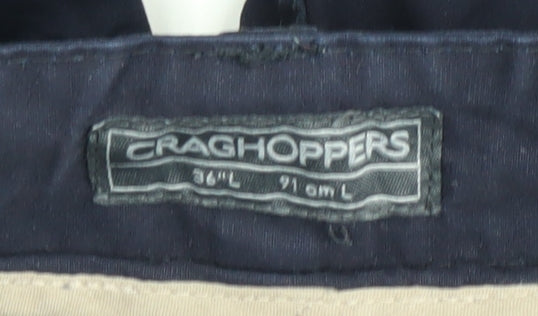 Craghoppers Men's Blue Cargo Trousers, Size L