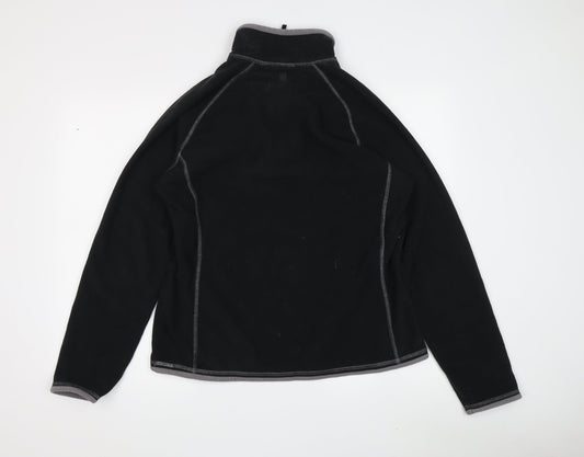 Mountain Warehouse Women's Black Fleece Pullover Sweatshirt 14