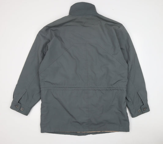 Sportline Men's Grey Cotton Mid-Length Jacket Size 40