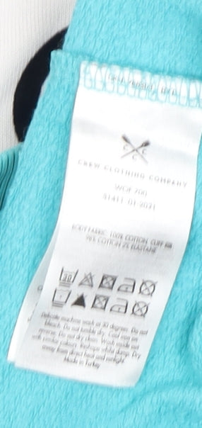 Crew Clothing Women's Blue Pullover Sweatshirt, Size 10