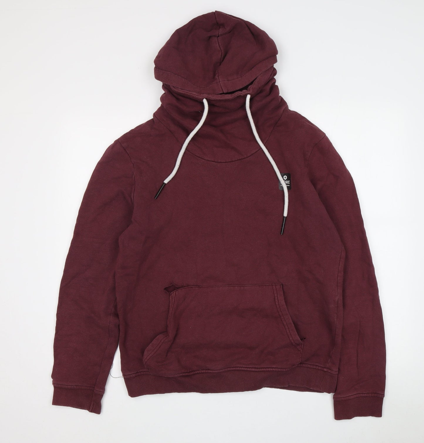Jack & Jones Men’s Red Pullover Hoodie L