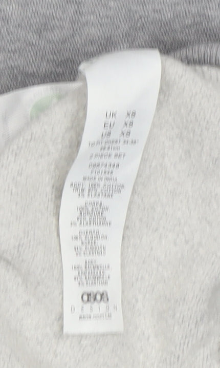 Brand and care label for ASOS Men's Grey XS Pullover Sweatshirt