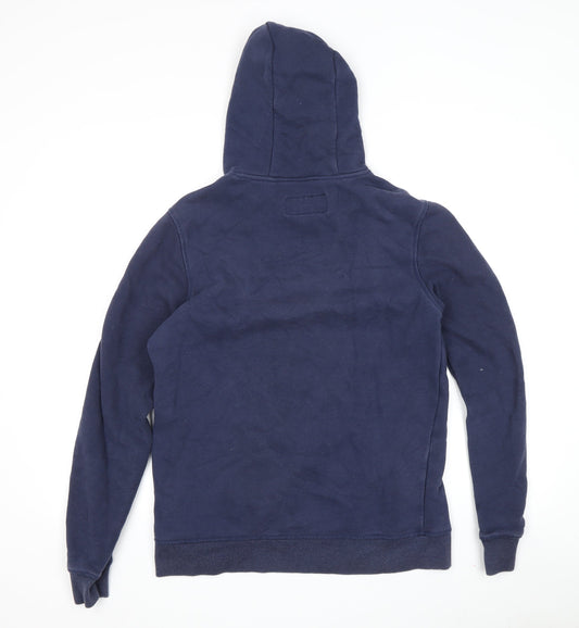 Firetrap Men's Blue Pullover Hoodie, Size S
