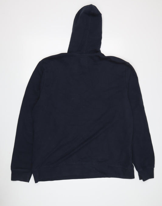 Champion Men's Black XL Pullover Hoodie with Logo