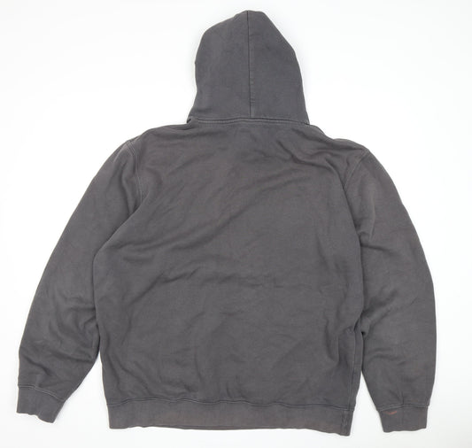 Champion Men's 2XL Grey Pullover Hoodie, Fleece, Logo