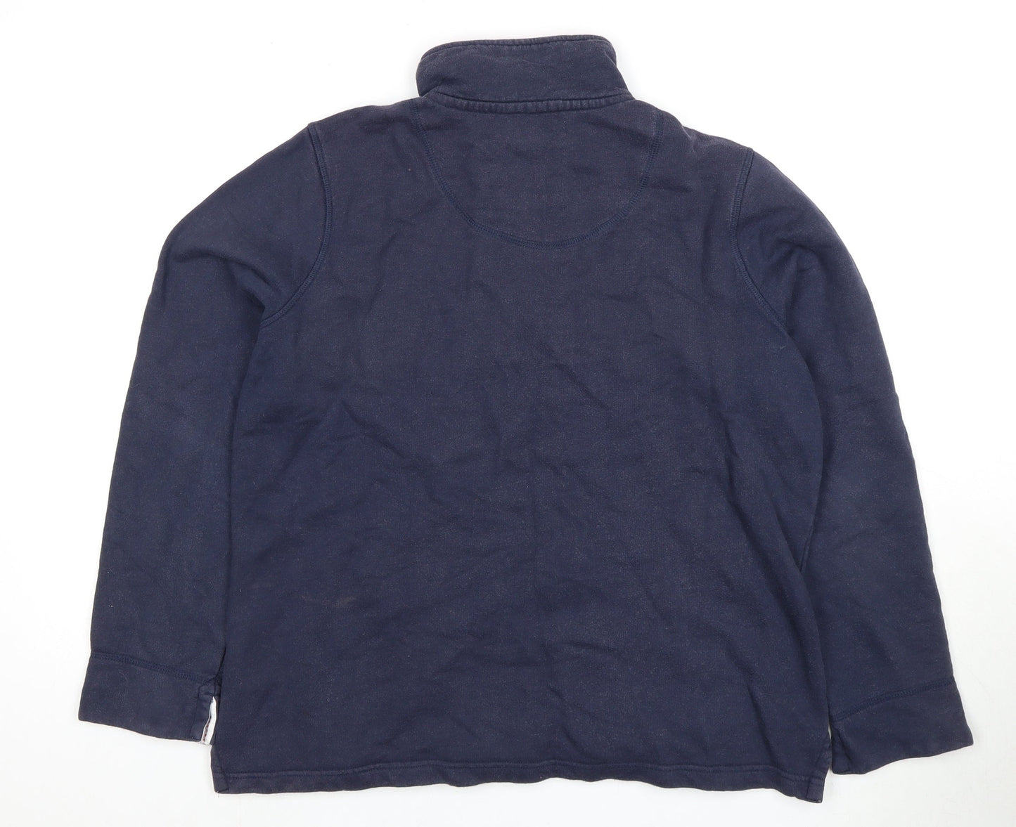 Crew Clothing Women's Blue 1/2 Zip Sweatshirt Size 14