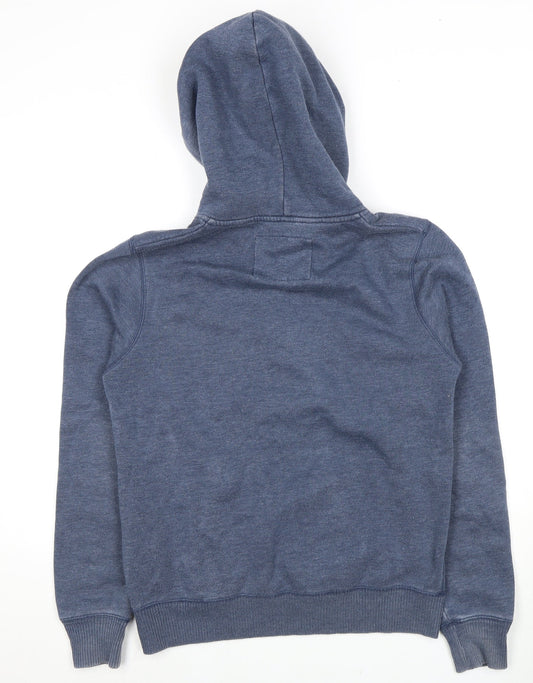 Jack Wills Women's Blue Hoodie Size 12