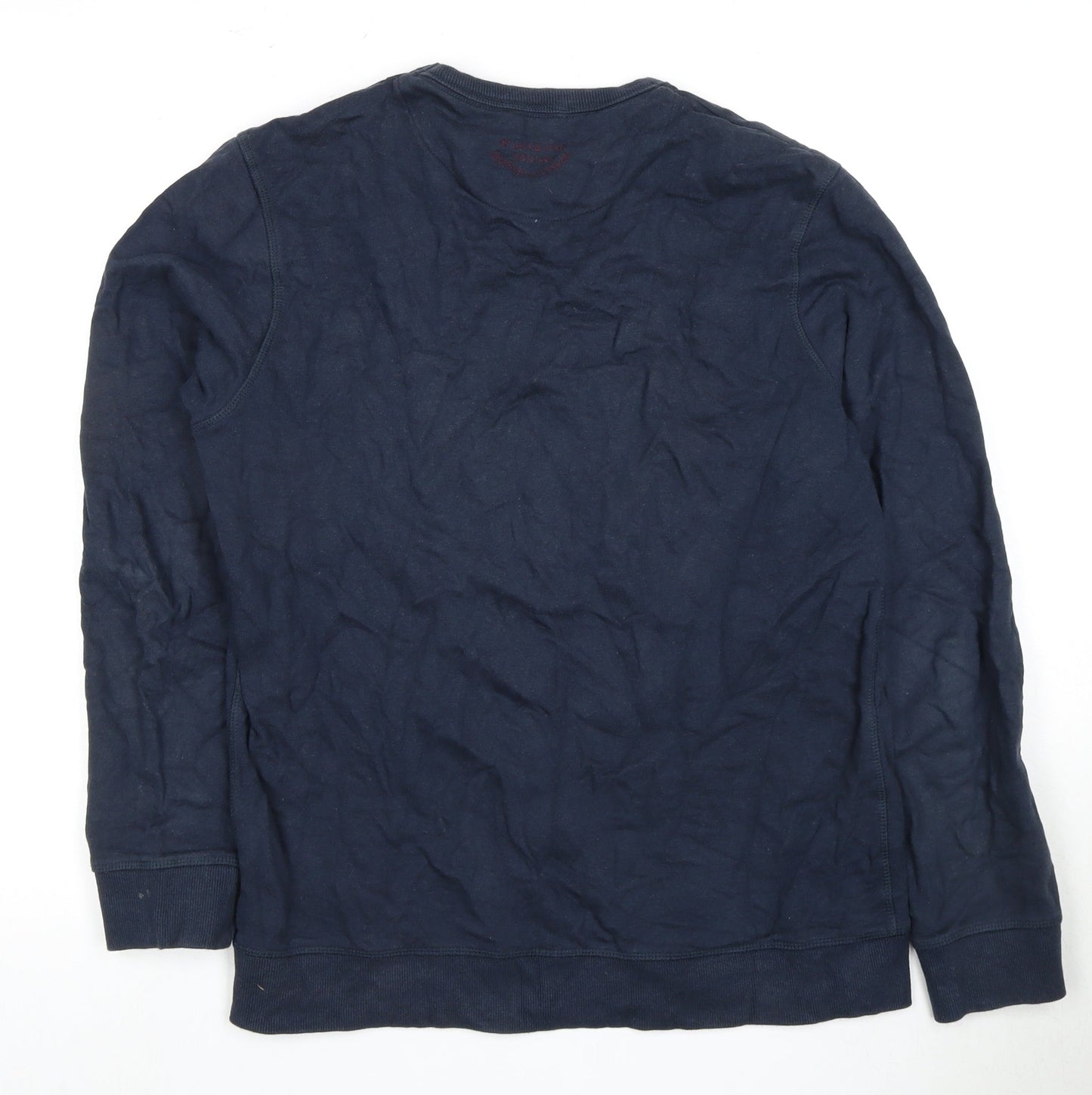 Jack & Jones Men's Blue Crew Neck Logo Sweatshirt M