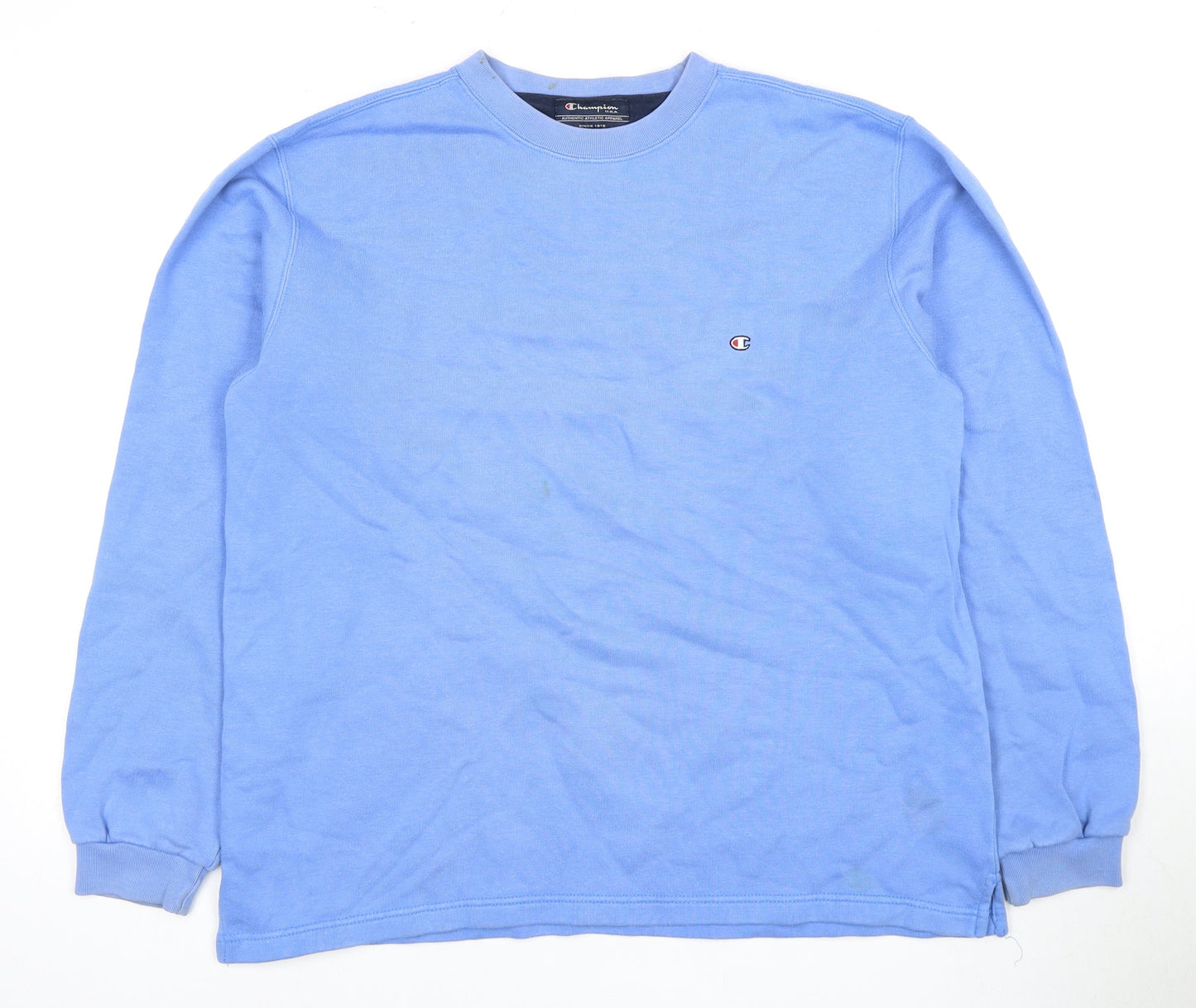Champion Men's Blue Pullover Sweatshirt L